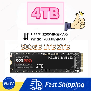 100% Originalus SSD M. 2 990 PRO 4TB 1 TB 2TB PCIe 3.0 520MB/S Kietojo disko Disko Vidaus Kietojo Nešiojamas/Desktop/mac ssd m2