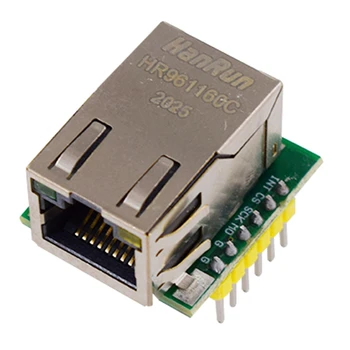 4PCS/DAUG USR-ES1 W5500 Chip Naujas SPI LAN/ Ethernet Converter TCP/IP Mod Modulis