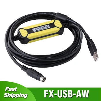 FX-USB-AW Programavimo Kabelis Mitsubishi MELSEC FX Serijos PLC USB RS422 Adapteris Duomenų Atsisiuntimo Linija