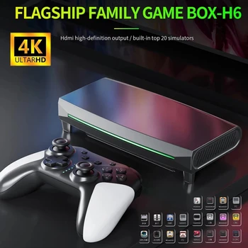 H6 Super 3D Žaidimas Stick Pro Lite Vaizdo Žaidimų Nešiojamą Žaidimų Konsolę Consolas Consolador Retro Žaidimų Box Arcade Consola TV