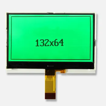 HJ13264COG-9L13264cog LCD ekranas 20PIN 3V 132*64lcd taškinės matricos ekranas modulis žaliame fone juodas tekstas lygiagrečiai uoste