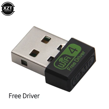 Nemokama Vairuotojo USB Tinklo plokštė Wi-fi Imtuvas, Adapteris Lan 150Mbps 2dB Dongle Ethernet XP/Ista/win7/8/8.1/10 