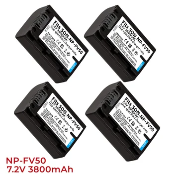 NP-FV50 7.2 V 3800mAh Bateriją(5-Pak)Sony NP-FV50 ir 