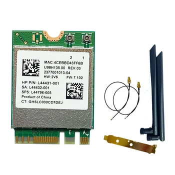 WiFi Mudule Kortelės 2.4 GHz/5 ghz Dual Band Wireless Modulis Adapterio plokštę NGFF Sąsaja 