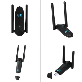 WiFi USB3.0 Adapteris 1300M 