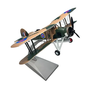 1/72 Mastelis 2 Pasaulinio Karo Britų Kardžuvės Torpedų Atakos Lėktuvas Biplanas Naikintuvo Modelis Diecast Ekrano Modelis Dovana