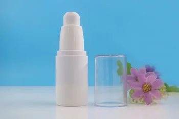15ml balto plastiko beoriu butelis baltos siurblys serumas/kremas/emulsija/skysta fondas akių esmė tonerio odos priežiūros pakavimo