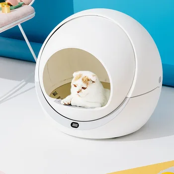 2021 nauja programa WIFI Kontrolės Automatinis robotas Intelligent didelio dydžio Tualetas katėms petree savarankiškai valyti kraiko dėžutė