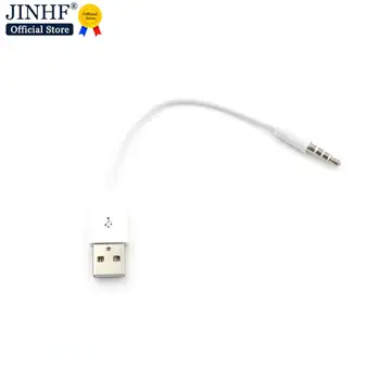 3.5 mm Jack AUX USB 2.0 Įkroviklis iPod MP3 MP4 Grotuvas Laido Duomenis, Sinchronizuoti Audio Adapterio Kabelis Automobilio Interjero Priedai