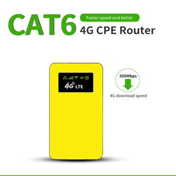 4G LTE Nešiojamų Cat6 300Mbps Wifi MEZON Maršrutizatorius Paramos Juostas Juostos 1/3/5/7/8/20 Naują atvykimo Azijoje, Afrikoje, Europoje Versija