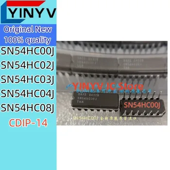 5vnt SN54HC00J SN54HC00 SN54HC02J SN54HC02 SN54HC03J SN54HC03 SN54HC04J SN54HC04 SN54HC08J SN54HC08 CDIP14 Naujas 100% kokybė