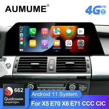 Android 11 Qualcomm Automobilio Radijo forBMW X5 E70 