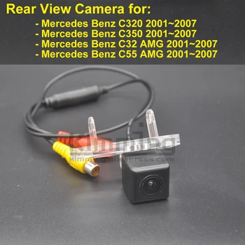 Automobilio Galinio vaizdo Kamera Mercedes Benz C320 C350 C32 C 55 AMG 2001 2002 2003 2004 2005 2006 2007 Belaidžio Atbulinės eigos Atsarginę Kamerą