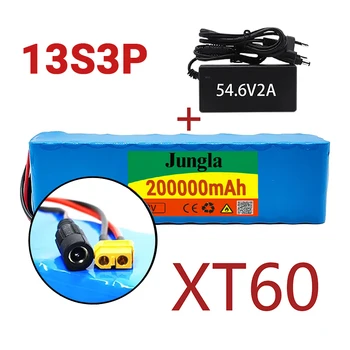Batterie 13S3P 48V 200Ah XT60 Ličio-jonų 1000w, supilkite vélo électrique 54.6 V avec BMS intégré et chargeur inclus