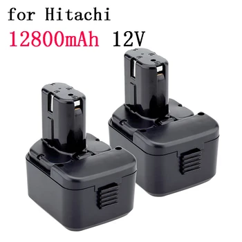 Batterij 12800Mah 12V Oplaadbare Batterij Voor Hitachi EB1214S 12V EB1220BL EB1212S WR12DMR CD4D DH15DV c5D, ds 12DVF3