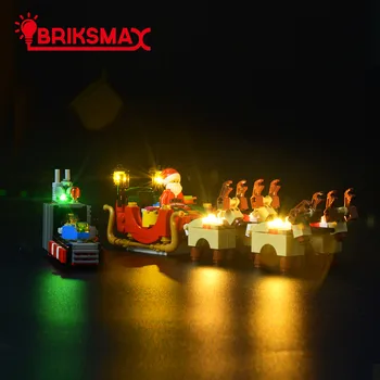 BriksMax Led Light Kit Kalėdų Serija Suderinama Su 10249/10245/10254/10259/10263 neįeina Modelis)