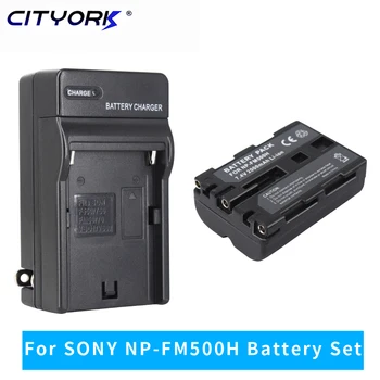 CITYORK 2000mAh NP-FM500H NP FM500H npfm500h Fotoaparato Baterijas, Sony A57 A58 A65, A77 A99 A550 A560 A580 L50 baterija