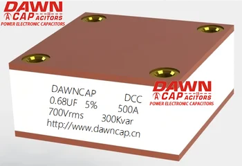 DAWNCAP DCC 0.66 UF 0.68 UF 700V 500A Vandeniu aušinamas didelis einamosios Didelis Einamosios Rezonansinis Kondensatorius