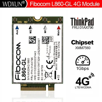 Fibocom L860-GL WWAN Kortelės Lenovo IBM Thinkpad X1 carbon 7 8 Jogos 4 T490 T14 P14s T15 T14s X13 P15s T15g 01AX796