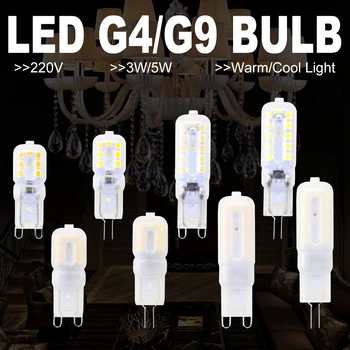 G9 LED Kukurūzų Lemputė G4 Led Lempučių Energijos Taupymo Halogeninės Lemputės Patalpų Žvakė, Lempa Kambarį Liustra Namų Apšvietimo Lempos
