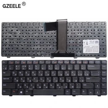 GZEELE nešiojamojo kompiuterio Klaviatūra DELL Inspiron 15RD-1818 14TD 5420 5425 5525 M521R V3350 15TD-2728 RU išdėstymas juoda klaviatūra rusų