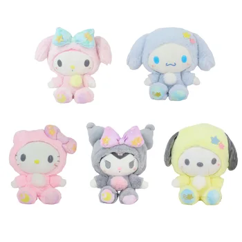 Hello Kitty Kuromi Cinnamoroll Lėlės Super Mielas Žaislas Anime ir Animacinių filmų Įdaryti Pliušinis Lėlės Gimtadienio Dovana Mergaitėms ir Vaikams