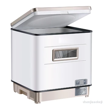 Indų, virtuvės plaunamų indų mašina aukšta temperatūra sterilizavimas Indaplovė Mašina automatinė darbalaukio indų plovimo 220V
