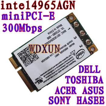 Intel 4965 4965AGN Wireless N PCI-E Kortelė D420 D430 D520 D530 D620 1520 1530 E1705 1730 E1505 D630