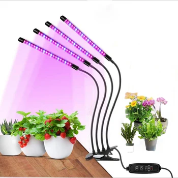 LED Grow Light USB Fito Lempos Visą Spektrą Fitolamp su Kontrolės Phytolamp Augalai, Sodinukai, Gėlių Namuose Telšių Aukštos Kokybės