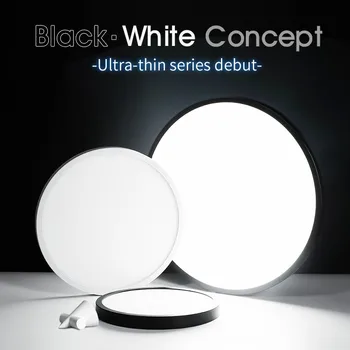 LED Lubų Lempos Ultra-plonas Modernus Didelis Miegamasis Llighting Šiltai Balta Šalta Balta Neutralus šviesos Gyvenamasis Kambarys, Virtuvė,