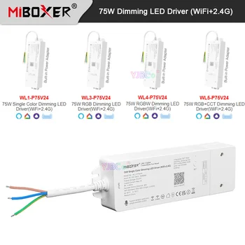 Miboxer (WiFi+2.4 G) 24V 75 W Vieną spalvą/RGB/RGBW/RGBCCT 