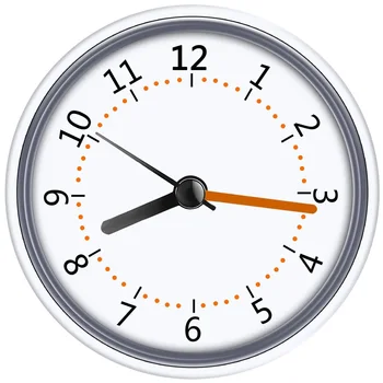 Mini Dušo Laikrodis atsparus Vandeniui IP24 Sieninis Laikrodis siurbtukas Vonios kambarys Laikrodis Akrilo Veido Siurbimo Laikrodis Dušas, Prausykla Virtuvė