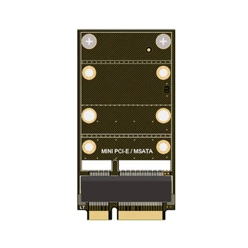 Mini PCI-E ir PCI-Express Mini mSATA Konverteris Kortelė M2 NGFF SSD P9JB
