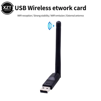 Mini USB WiFi Adapteris 150Mbps Wireless Tinklo Korta LAN Wi-Fi Dongle Imtuvą Antenos 802.11 b/g/n, Windows PC