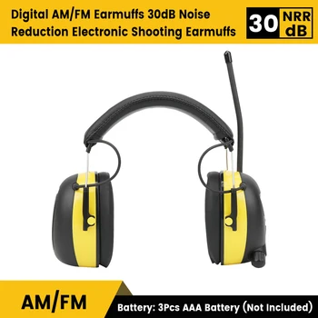 MP3 AM FM Radijo Klausos Apsaugos Elektroninių Ausies Raštas Triukšmo Mažinimo Saugos Earmuffs Darbo