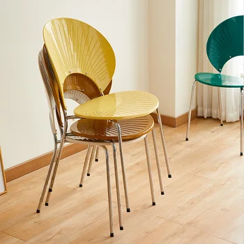 Nešiojamų Šiaurės Kėdės Kambarį Dizaineris Šiuolaikinės Rotango Valgomojo Kėdės, Ergonomiškas Silla Nordica Kambario Baldai MQ50KT