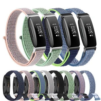 Nylon Dirželis Fitbit Inspire 2/inspire/inspire hr Juosta Reguliuojamas Watchband Apyrankę, Juostą Fitbit ACE 3/ACE 2 Dirželis