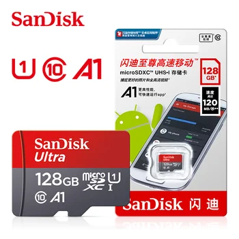Originalios SanDisk Mini SD Kortelę 128GB Class10 Atminties Kortelę 64GB Micro TF 