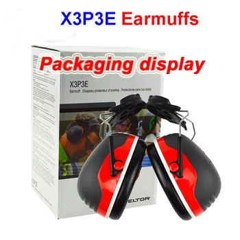 originalus X3P3E Earmuffs Anti-triukšmo 25db profesija Garso izoliacija Ausyje raštas Gali būti įdiegta šalmas Earmuffs