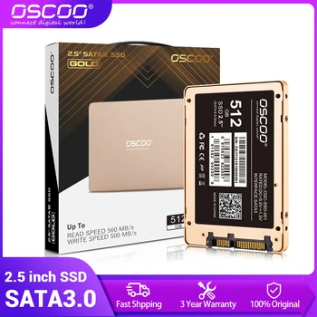 OSCOO Kietasis Diskas Diskas 128GB 256 GB MLC Hdd 2.5 Ssd 512 GB Kietojo disko Disko Nešiojamas Darbalaukio Vidaus Kietasis Diskas