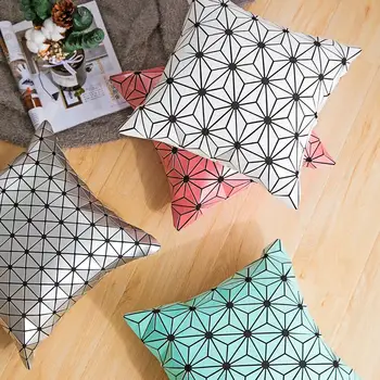 Paprastas trijų dimensijų PU odos pagalvė pagalvės, pagalvėlės, Namų puošybai sofos pagalvėlių Automobilių Pagalvėlė