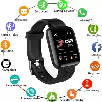 Pažangus Širdies ritmo Monitorius Touch Žiūrėti Vyrams, Moterims, Pažangi Bluetooth Vandeniui Skaitmeninės Sporto Laikrodis 