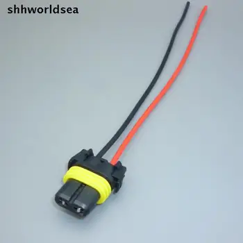 Shhworldsea 50pcs 9006 HB4 Adapteris, elektros Instaliacijos Lizdai Vielos Žibintai Rūko Žibintai Lemputės Automobilių Lempos laikiklis Auto jungtis