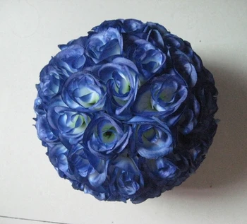 SPR 25cm plastiko centras dirbtinės gėlės kamuolys-rose bučiavosi kamuolys 15vnt/daug,daugiau spalvų,daugiau dydis rasti
