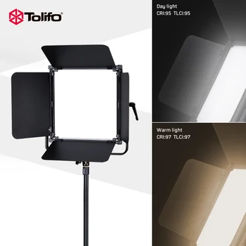 Tolifo GK-S100B 100W 900pcs, LED Lemputes, LED Nuotraukų, Vaizdo, Šviesos Bi-Color Pritemdomi DMX 512+2.4 G Nuotolinio Valdymo Fotografijos Studija