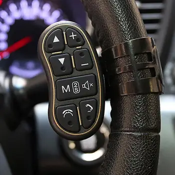 Universalus Automobilinis Vairas Valdytojas 8 Mygtukai, Multi-funkcija Vairas Valdytojas Belaidžio DVD GPS Navigacija Radijo