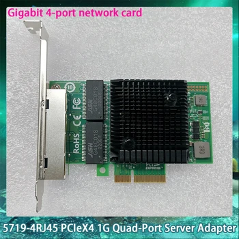 Už Broadcom 5719 5719-4RJ45 PCIeX4 1G Quad-Port Server Adapter PCI-E X4 Gigabit 4-port tinklo plokštė NIC Aukštos Kokybės Greitas Laivas