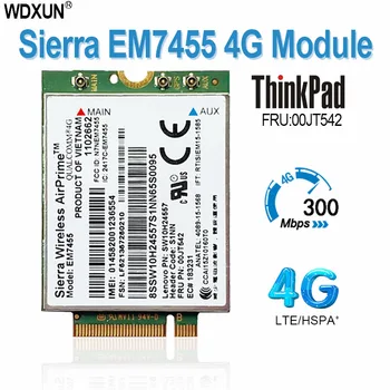 WDXUN EM7455 FRU 01AX756 LTE, 3G 4G Tarjeta de Thinkpad X1 carbono 5th gen X270 T470 T470S T470P t570 L570 L470 P51 P71