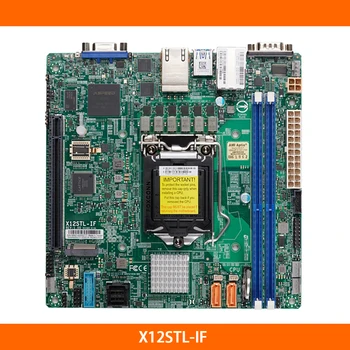 X12STL-JEI Supermicro C252 Mini-ITX LGA-1200 64GB DDR4-3200MHz 6XSATA 3 Serverio Plokštė