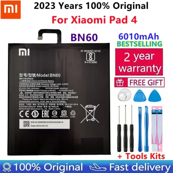 Xiao Mi Nauji 100% Originalus BN60 6010mAh Už Xiaomi Trinkelėmis 4 Mipad 4 Mobiliųjų Telefonų Sandėlyje Baterijų Batteria Su Dovana Įrankiai